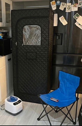 Portable wet steam sauna - steam,