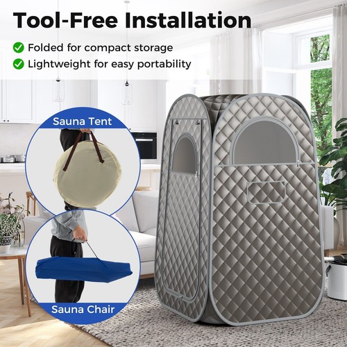 Portable home sauna - home, full